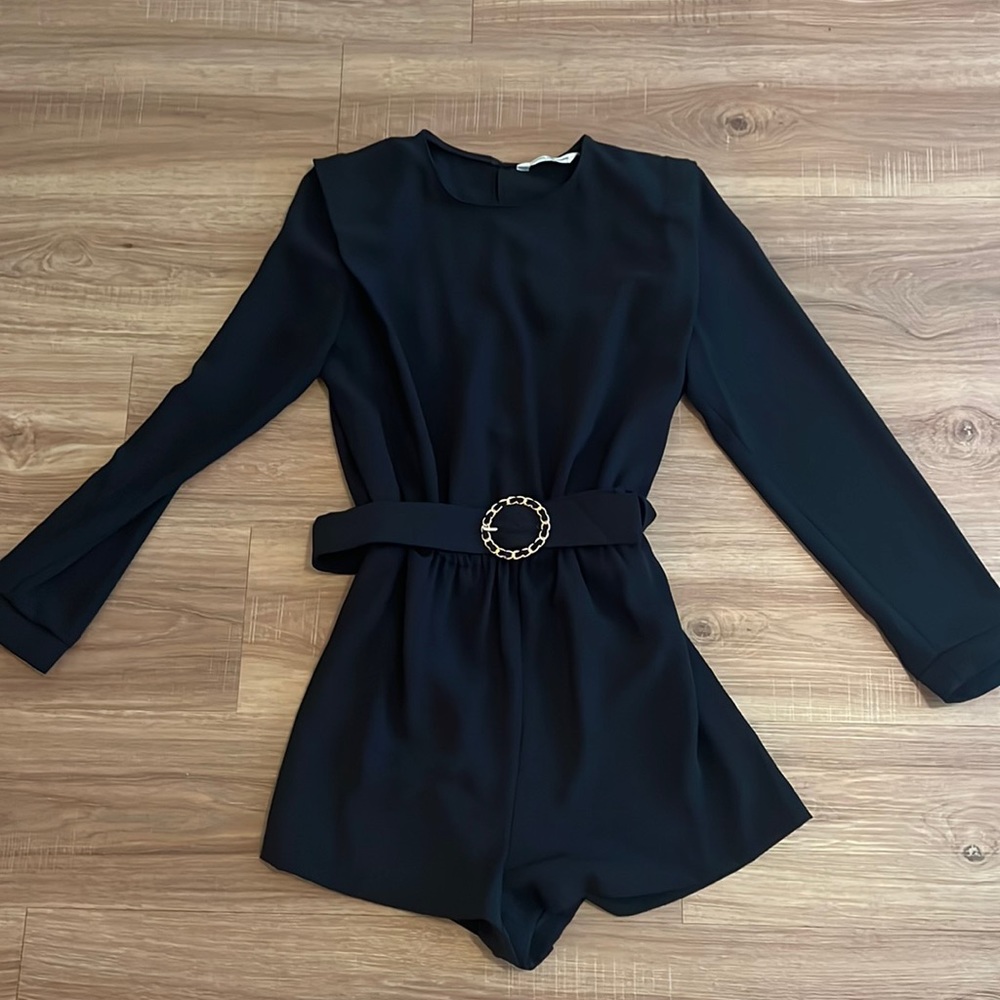Amanda Uprichard Long Sleeve Romper